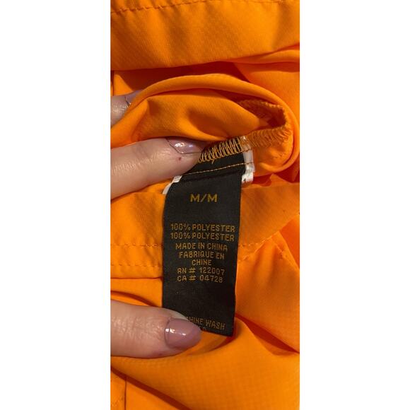 Browning Fishing Shirt Men’s Sz Medium Orange Button Outdoor Hunting Performance - Picture 9 of 9